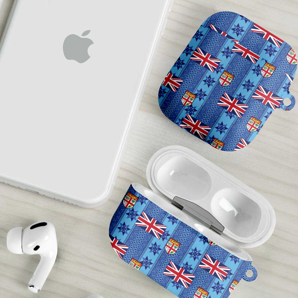 Fiji Masi Tapa AirPods Case Coat Of Arms LT05 - Polynesian Pride