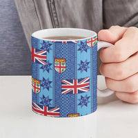 Fiji Masi Tapa Ceramic Mug Coat Of Arms LT05 - Polynesian Pride