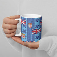 Fiji Masi Tapa Ceramic Mug Coat Of Arms LT05 - Polynesian Pride