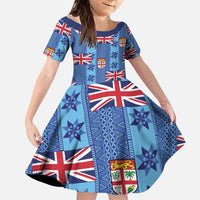 Fiji Masi Tapa Family Matching Puletasi and Hawaiian Shirt Coat Of Arms - Polynesian Pride