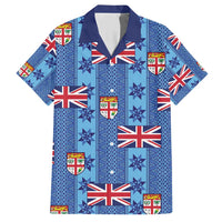 Fiji Masi Tapa Family Matching Short Sleeve Bodycon Dress and Hawaiian Shirt Coat Of Arms - Polynesian Pride