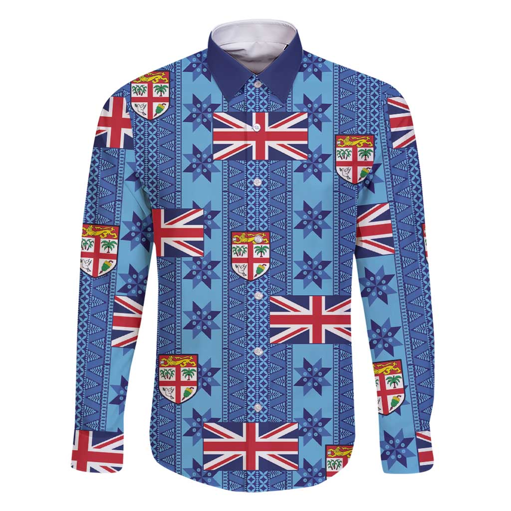 Fiji Masi Tapa Family Matching Short Sleeve Bodycon Dress and Hawaiian Shirt Coat Of Arms - Polynesian Pride