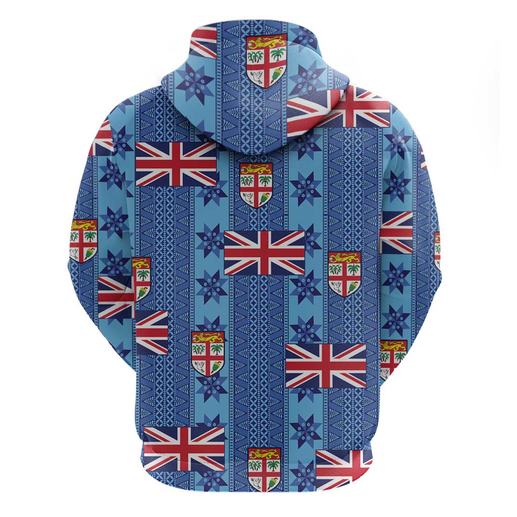 Fiji Masi Tapa Hoodie Coat Of Arms - Polynesian Pride