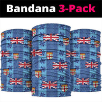 Fiji Masi Tapa Neck Gaiter Coat Of Arms - Polynesian Pride