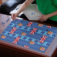 Fiji Masi Tapa Puzzle Coat Of Arms LT05 - Polynesian Pride