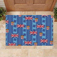 Fiji Masi Tapa Rubber Doormat Coat Of Arms - Polynesian Pride