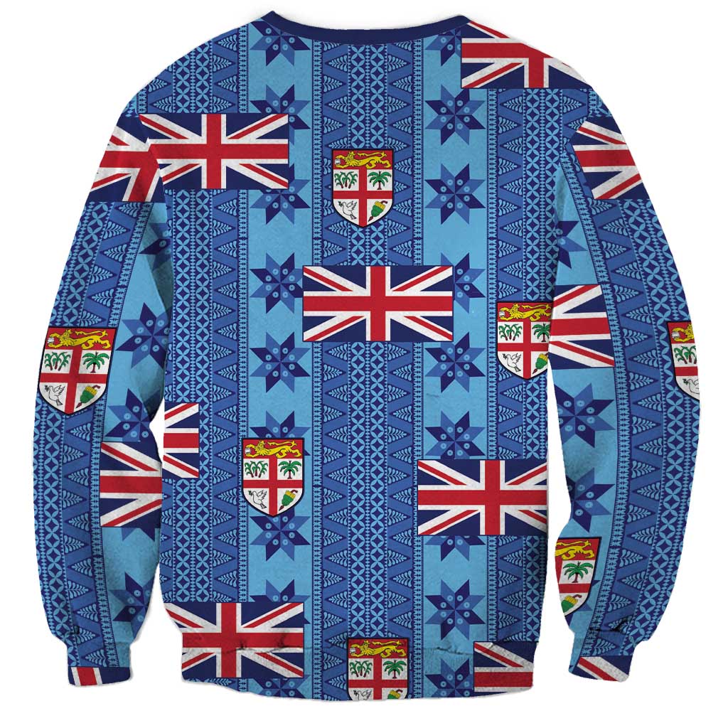 Fiji Masi Tapa Sweatshirt Coat Of Arms LT05 - Polynesian Pride