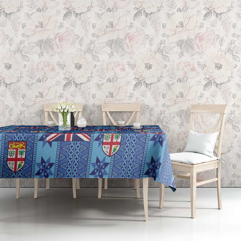 Fiji Masi Tapa Tablecloth Coat Of Arms LT05 - Polynesian Pride