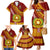 Custom Vavau High School Family Matching Mermaid Dress and Hawaiian Shirt Tongan Kupesi Pattern LT05 - Polynesian Pride