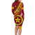 Custom Eua High School Family Matching Long Sleeve Bodycon Dress and Hawaiian Shirt Tongan Kupesi Pattern LT05 - Polynesian Pride