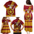 Custom Eua High School Family Matching Puletasi Dress and Hawaiian Shirt Tongan Kupesi Pattern LT05 - Polynesian Pride