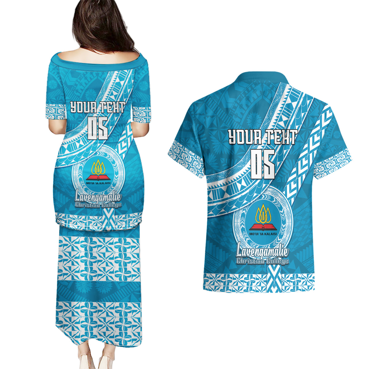 custom-lavengamalie-college-couples-matching-puletasi-dress-and-hawaiian-shirt-tongan-kupesi-pattern