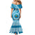 Custom Lavengamalie College Family Matching Mermaid Dress and Hawaiian Shirt Tongan Kupesi Pattern LT05 - Polynesian Pride