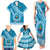 Custom Lavengamalie College Family Matching Tank Maxi Dress and Hawaiian Shirt Tongan Kupesi Pattern LT05 - Polynesian Pride