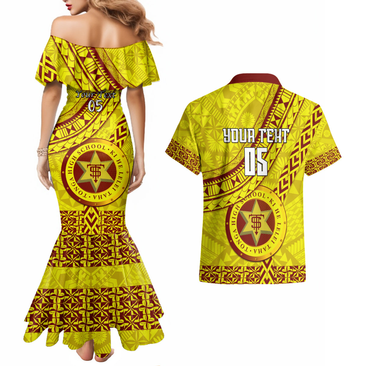 custom-tonga-high-school-couples-matching-mermaid-dress-and-hawaiian-shirt-tongan-kupesi-pattern