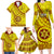 Custom Tonga High School Family Matching Long Sleeve Bodycon Dress and Hawaiian Shirt Tongan Kupesi Pattern LT05 - Polynesian Pride