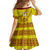 Custom Tonga High School Family Matching Puletasi Dress and Hawaiian Shirt Tongan Kupesi Pattern LT05 - Polynesian Pride