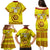 Custom Tonga High School Family Matching Puletasi Dress and Hawaiian Shirt Tongan Kupesi Pattern LT05 - Polynesian Pride