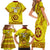 Custom Tonga High School Family Matching Short Sleeve Bodycon Dress and Hawaiian Shirt Tongan Kupesi Pattern LT05 - Polynesian Pride