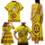 Custom Tonga High School Family Matching Tank Maxi Dress and Hawaiian Shirt Tongan Kupesi Pattern LT05 - Polynesian Pride