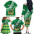 Custom Saineha High School Family Matching Off Shoulder Long Sleeve Dress and Hawaiian Shirt Tongan Kupesi Pattern LT05 - Polynesian Pride