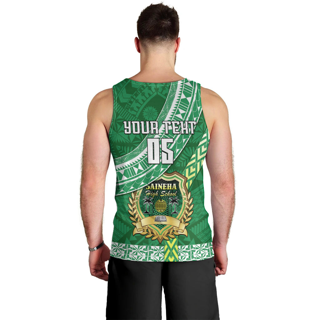 Custom Saineha High School Men Tank Top Tongan Kupesi Pattern LT05 - Polynesian Pride