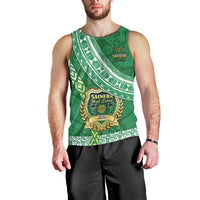 Custom Saineha High School Men Tank Top Tongan Kupesi Pattern LT05 - Polynesian Pride