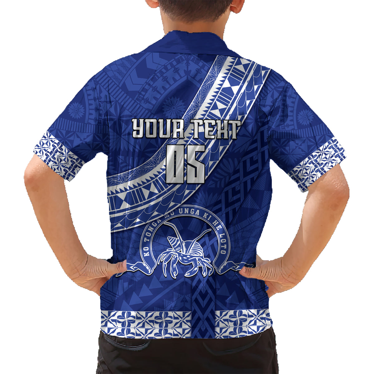 Custom Tupou College Kid Hawaiian Shirt Tongan Kupesi Pattern LT05 - Polynesian Pride