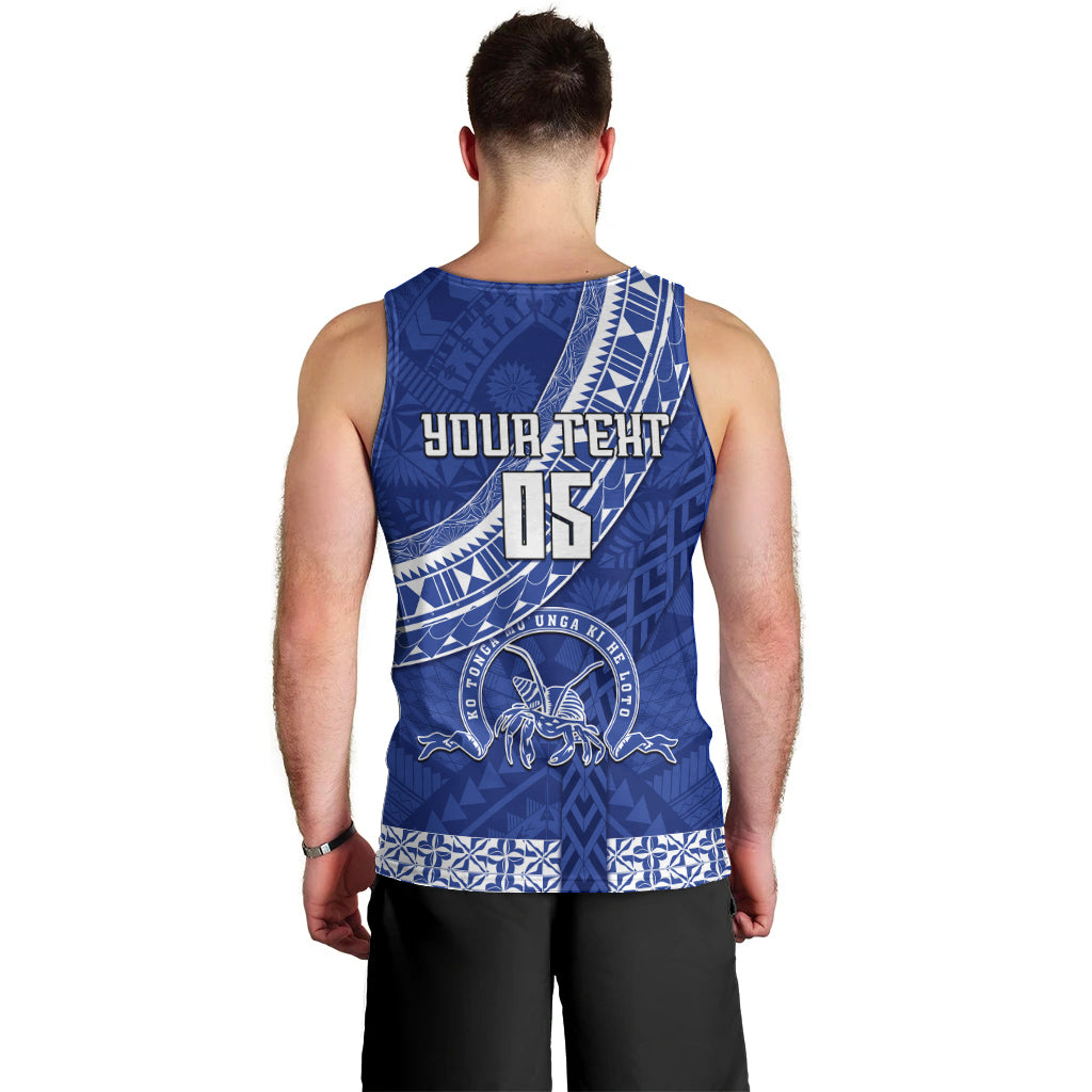 Custom Tupou College Men Tank Top Tongan Kupesi Pattern LT05 - Polynesian Pride