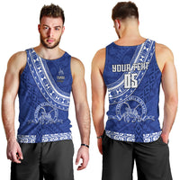 Custom Tupou College Men Tank Top Tongan Kupesi Pattern LT05 - Polynesian Pride