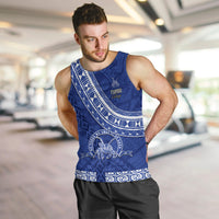 Custom Tupou College Men Tank Top Tongan Kupesi Pattern LT05 - Polynesian Pride