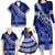 Custom Queen Salote College Family Matching Long Sleeve Bodycon Dress and Hawaiian Shirt Tongan Kupesi Pattern LT05 - Polynesian Pride