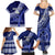 Custom Queen Salote College Family Matching Summer Maxi Dress and Hawaiian Shirt Tongan Kupesi Pattern LT05 - Polynesian Pride