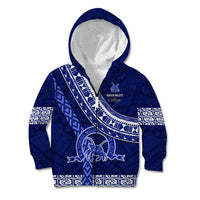 Custom Queen Salote College Kid Hoodie Tongan Kupesi Pattern LT05 - Polynesian Pride