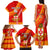 Custom Kolisi Tonga Family Matching Tank Maxi Dress and Hawaiian Shirt Tongan Kupesi Pattern LT05 - Polynesian Pride