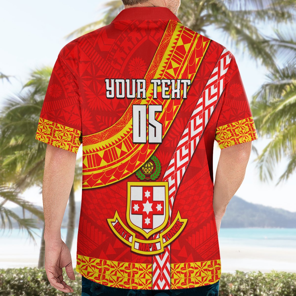 Custom Kolisi Tonga Hawaiian Shirt Tongan Kupesi Pattern LT05 - Polynesian Pride