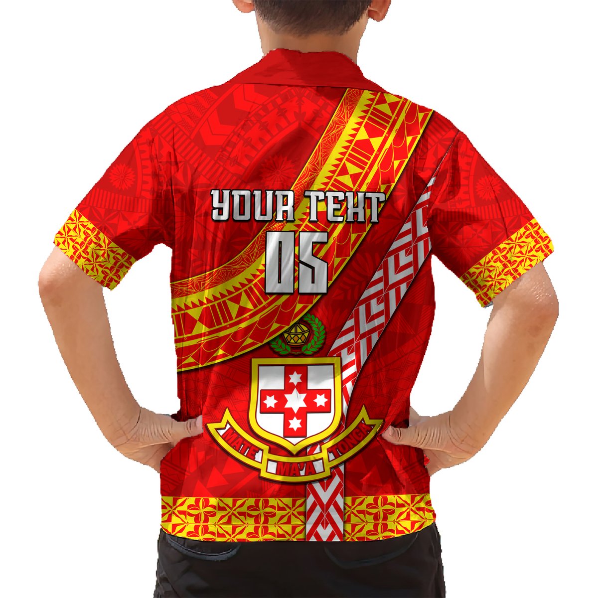 Custom Kolisi Tonga Hawaiian Shirt Tongan Kupesi Pattern LT05 - Polynesian Pride