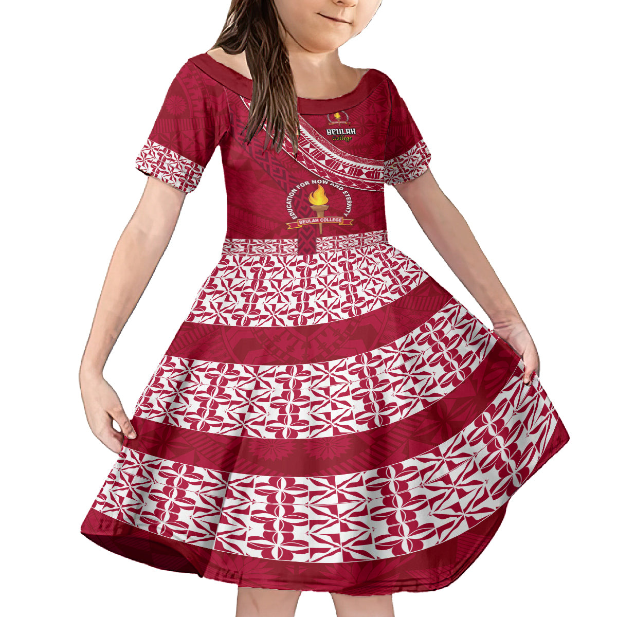 custom-beulah-college-kid-short-sleeve-dress-tongan-kupesi-pattern