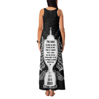 New Zealand Rugby Family Matching Tank Maxi Dress and Hawaiian Shirt The Haka With Champions Cup LT05 - Polynesian Pride