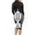 New Zealand Rugby Long Sleeve Bodycon Dress The Haka With Champions Cup LT05 - Polynesian Pride