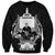 New Zealand Rugby Sweatshirt The Haka With Champions Cup LT05 Unisex Black - Polynesian Pride