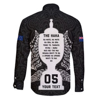 Custom New Zealand Rugby Family Matching Summer Maxi Dress and Hawaiian Shirt The Haka With Champions Cup LT05 - Polynesian Pride