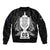 Custom New Zealand Rugby Sleeve Zip Bomber Jacket The Haka With Champions Cup LT05 - Polynesian Pride