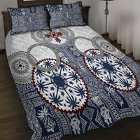 Hawaii Quilt Bed Set Barkcloth Pattern Vintage Style LT05 - Polynesian Pride