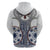 Hawaii Zip Hoodie Barkcloth Pattern Vintage Style LT05 - Polynesian Pride