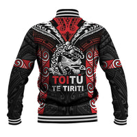 Aotearoa Mana Maori Baseball Jacket Toitu Te Tiriti LT05 - Polynesian Pride