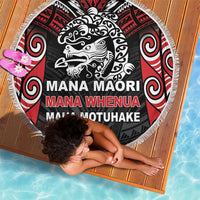 Aotearoa Mana Maori Beach Blanket Toitu Te Tiriti LT05 - Polynesian Pride