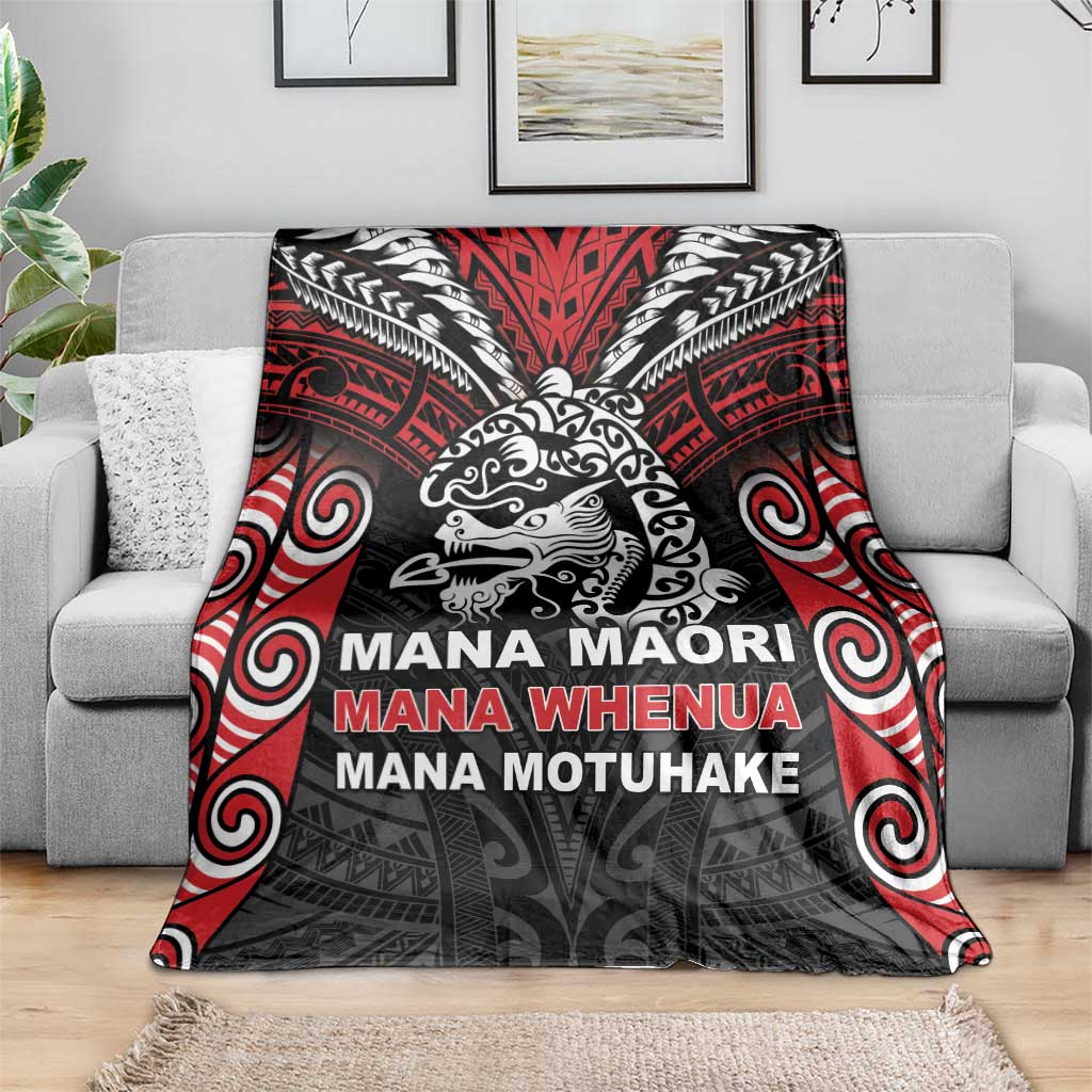Aotearoa Mana Maori Blanket Toitu Te Tiriti LT05 - Polynesian Pride