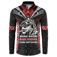 Aotearoa Mana Maori Button Sweatshirt Toitu Te Tiriti