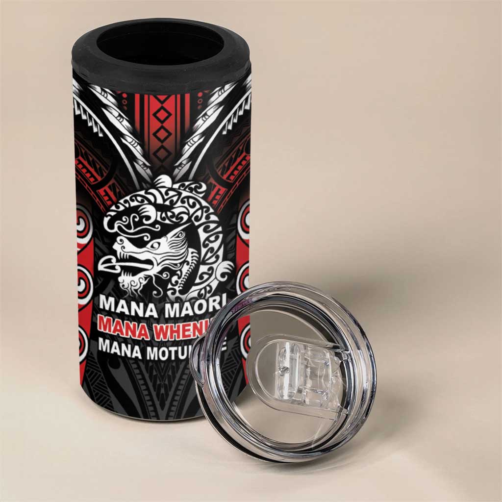 Aotearoa Mana Maori 4 in 1 Can Cooler Tumbler Toitu Te Tiriti
